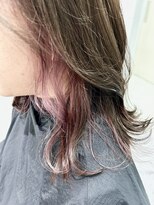 エレノア 自由が丘ANNEX(Eleanor)&nbsp;【手軽にイメチェン♪】ピンク系インナーカラー