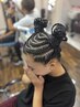 編み込みヘアセット（要問い合わせ072-427-8021）
