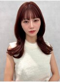 レイヤー/ネビージュ/韓国ヘア/イメチェン/縮毛矯正/中野/