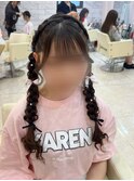 四つ編みツイン