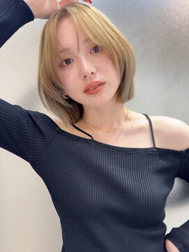 リス バイ ソヨン(Lis by SOYON) 切りっぱなし/ボブ/外ハネ/くびれボブ/ショートボブ/タッセル