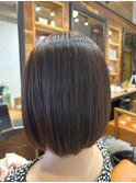 ミディアムヘア/デザインカラー/フェイスフレーミング/我孫子