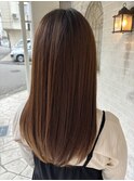 髪質改善ストレート【縮毛矯正】×オーガニックカラー