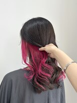 アヤラ オーガニックアンドスパ 東船橋店(AYALA) 【江添茉友】ビビッドピンク/インナーカラー/派手髪