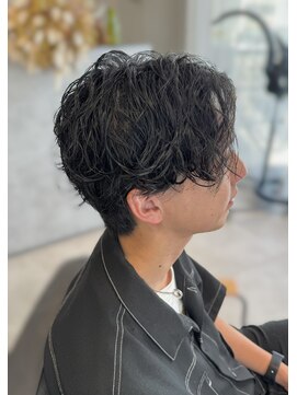 リアンバイアリュール(Lian by Allure) 色気スパイラルパーマメンズカット刈り上げツーブロ