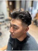 MEN’S HAIR/波巻ツイストスパイラル/フェザーパーマ/柏