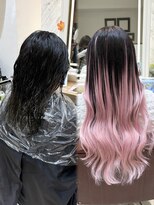 ハウス(HAUS.)&nbsp;横浜/カラー/シールエクステ長さだし