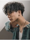ツイストスパイラルパーマ/パーマ/メンズ/メンズサロン/京都