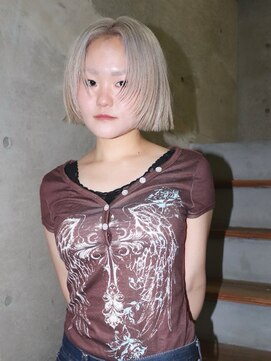 ハクボ(hakubo) ハイトーンボブ