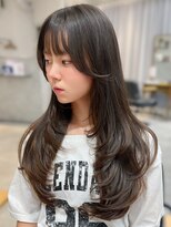 リアン 本厚木(LIAN) レイヤーカットハッシュカットミディアムレイヤー顔周りカット