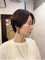 クオート(quoit) 白髪ぼかしマッシュショートで艶めくお洒落な大人髪