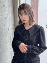 テラス 世田谷 経堂(Terrace)&nbsp;顔回りレイヤーボブ_ダークブルー