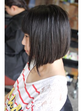 オーバーキャプテンネイキッド(OVER CAPTAIN NAKED) お洒落中学生☆前下がりディスコネボブ