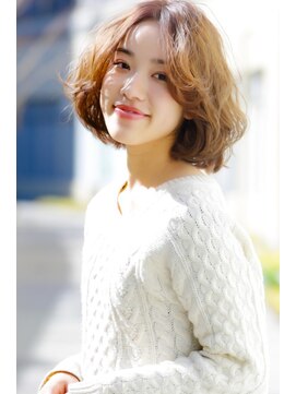 ヘアー ロゼッタ ギンザ(Hair rosetta GINZA) キャラメルベージュとたっぷりなレイヤーで軽やかリズムボブ♪