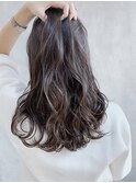 ハッシュカットフルバング似合わせカットレッドブラウン20代30代