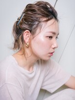 ピエドプールポッシュ(PiED DE POULE POCHE)&nbsp;ボブのラフアレンジ