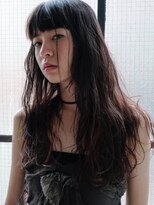 マウロア(MAULOA) 【MAULOA】黒髪スタイル mixカール チョコレートカラー ロング