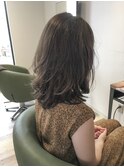 ミディデジパー_シアグレージュ