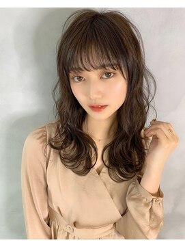 グレース(GRACE) 大人可愛いベビーシースルーバングナチュラルアッシュ　担当大山