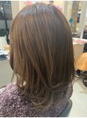 セミロングレイヤー
