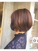 丸みショートボブ