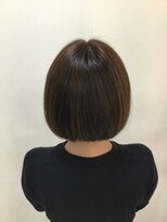 ヘアブロス 水戸店(hair BROS) ボブスタイル/アースカラー/30代40代50代