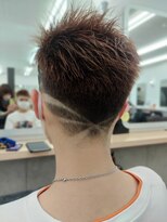 美容室 びゃんびゃん 社店&nbsp;あつし風ラインショート