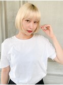 ハイトーンミニボブ