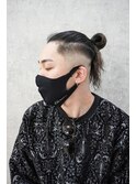 ミディアム×スキンフェード