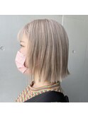 《kitin吉祥寺》ホワイトベージュ　ぷつっとボブ