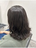Second   ×　巻き髪ミディアム