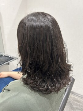 セカンド(Second) Second   ×　巻き髪ミディアム