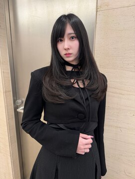 アンジェリカラボ 梅田店(ANGELICA LABO) 大人可愛い色気ある韓国レイヤー×ダークグレージュ〔川又〕