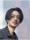 メンズマッシュ波巻きスパイラルパーマツイストスパイラルパーマ