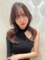 韓国風くびれレイヤースタイル