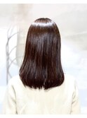 酢酸Tr配合カラー×カット×フローディアTR　セミロング