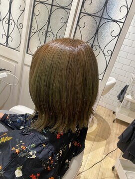 ルシードスタイル グローバルディー 稲毛店(LUCIDO STYLE GLOBAL.D) くびレイヤーエモージュ×ハイライト【稲毛】