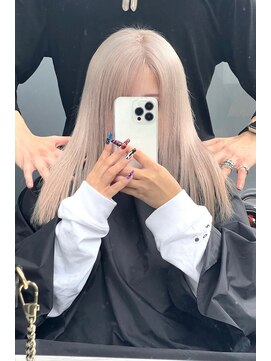 ランズ(LANDS) ホワイトミルクティーカラー【韓国ヘア 大阪 梅田】