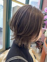 エイムコーゾー美容室(AiM KOZO) 外ハネクビレボブ/Ju