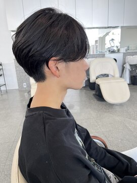 ウープス(Oops) メンズショートマッシュツーブロ