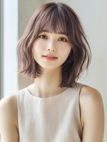 アルトリスト(Altruist Aging×HAIR&SPA)&nbsp;★ダークアッシュ大人ガーリーボブ着物ミディアムレイヤーカット