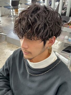 バイフィフス 天神大名(by fifth) 天神シャドウパーマッシュウルフツイストスパイラルパーマ緩め★