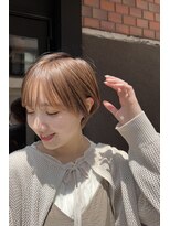 ウィローズ(WILLOW'S)&nbsp;大人可愛いひし形ハンサムショートボブ前下がり