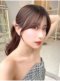 韓国ヘア/韓国スタイル/縮毛矯正/髪質改善/レイヤーカット