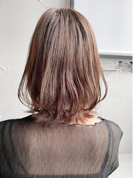 アグノス 青山(Agnos) 小顔 似合わせカット メルティーカラー ウェーブミディアム