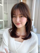 アフロート ディル(AFLOAT D'L) くびれヘアストレートでレイヤーカットレイヤー