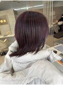 ピンクパープルバレイヤージュ