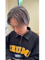 シフト(SHEEFT) ペールパープルかき上げセンターパートニュアンスデザイン