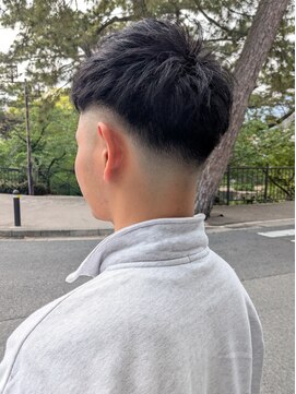 アンドヘアサロン(AND hair salon) 学生カット/フェード/黒染め/刈り上げショート/ブルーブラック