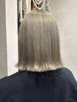 ラック 表参道(LUCK) ミルクティーグレージュ/切りっぱなしボブ/グレージュ/表参道